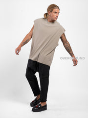T-SHIRT OVER SMANICATA COLLO TONDO
