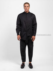 CAMICIA COLLO COREANA CON ABBOTTONATURA CENTRALE Z