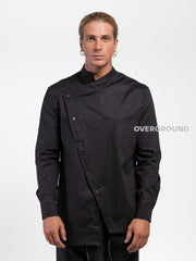 CAMICIA COLLO COREANA CON TASCHINO