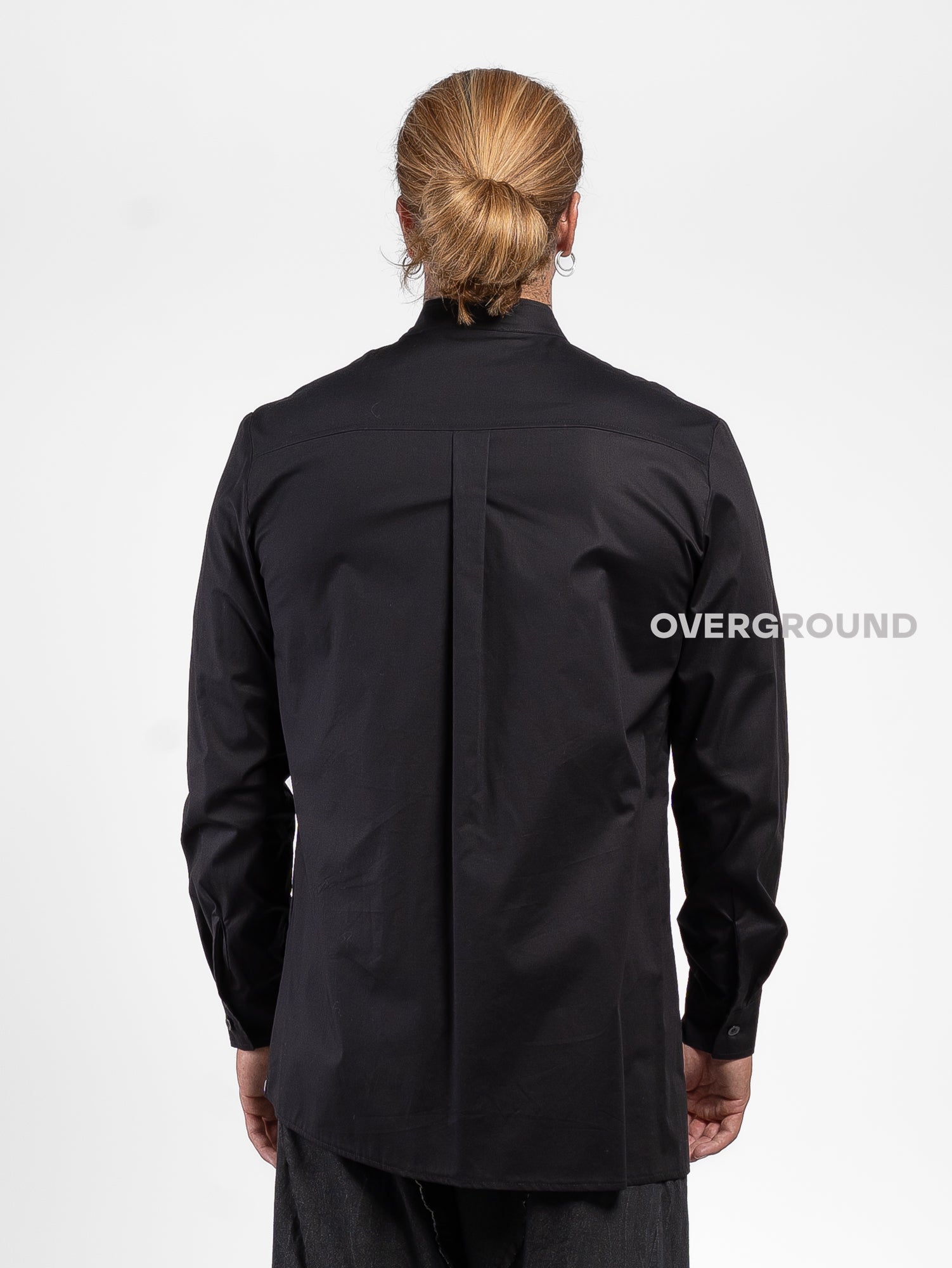 CAMICIA COLLO COREANA CON TASCHINO