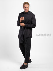 CAMICIA COLLO COREANA CON TASCHINO