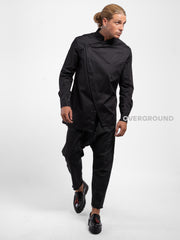 CAMICIA COLLO COREANA CON TASCHINO