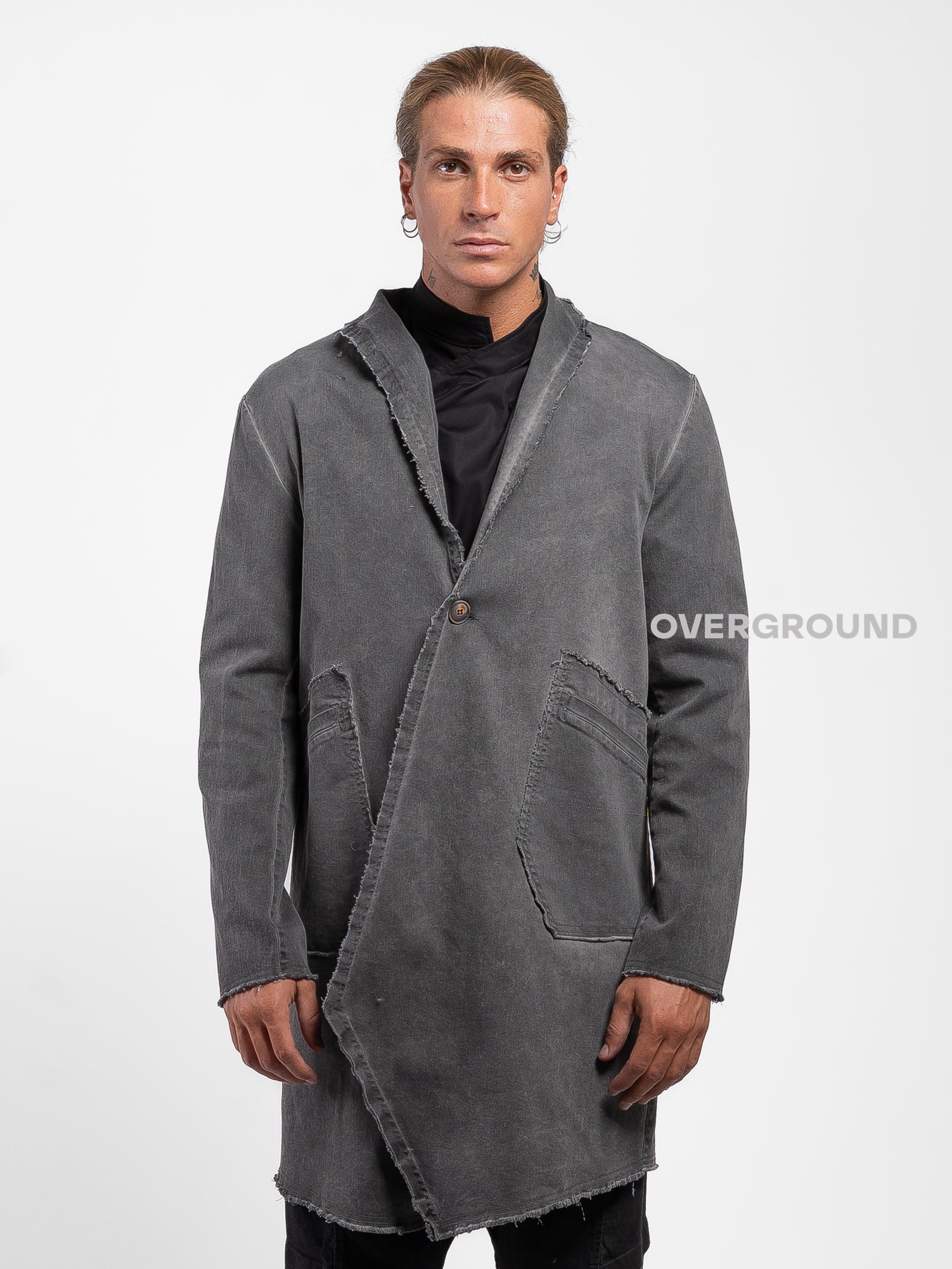 GIACCA SPOLVERINO CON TASCONI DAVANTI - OVERGROUND STORE 