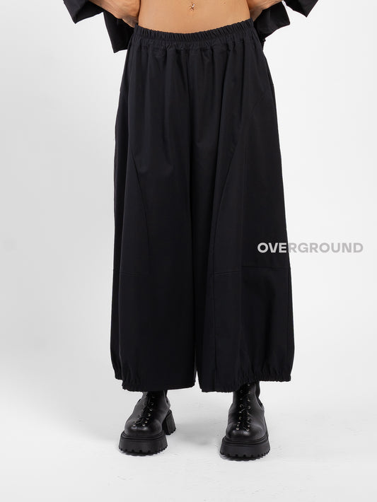 PANTALONE OVER GAMBULE LARGO CON CUCITURE