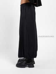 PANTALONE OVER GAMBULE LARGO CON CUCITURE