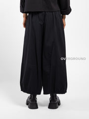 PANTALONE OVER GAMBULE LARGO CON CUCITURE