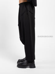 PANTALONE CAVALLO BASSO CON CUCITURE