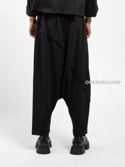 PANTALONE CAVALLO BASSO CON CUCITURE