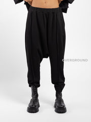 PANTALONE CAVALLO BASSO CON CUCITURE SUL GAMBULE