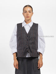 GILET IN FANTASIA A QUADRI