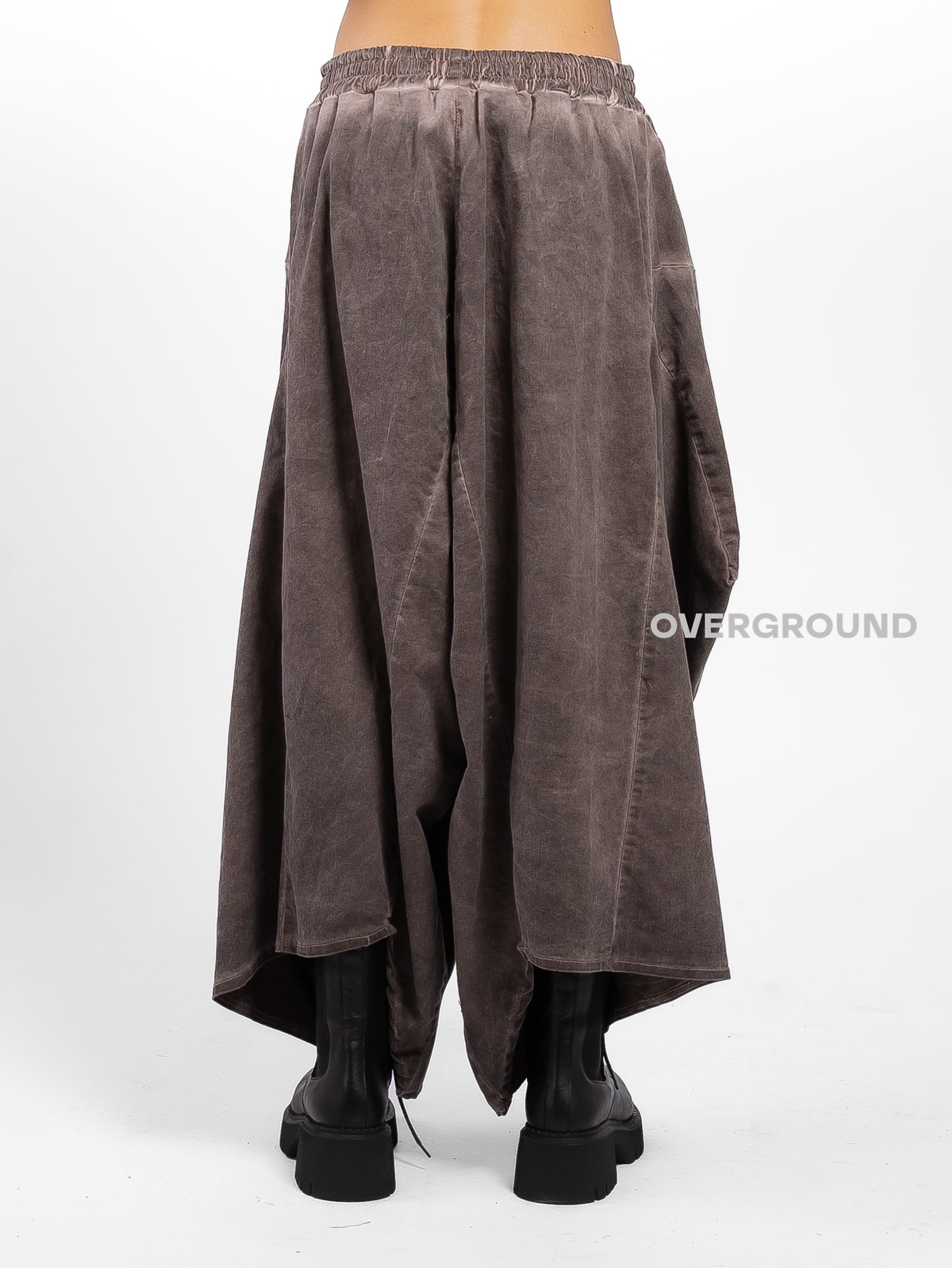 PANTALONE OVER CAVALLO BASSO CON TASCONI