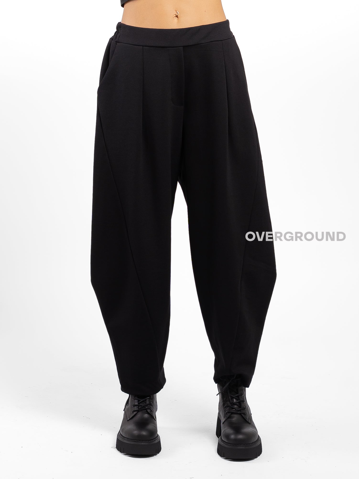PANTALONE OVER CON CUCITURE DAVANTI PUNTO MILANO