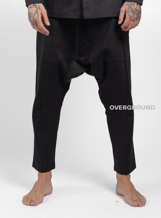 PANTALONE CAVALLO BASSO CON CUCITURE DAVANTI