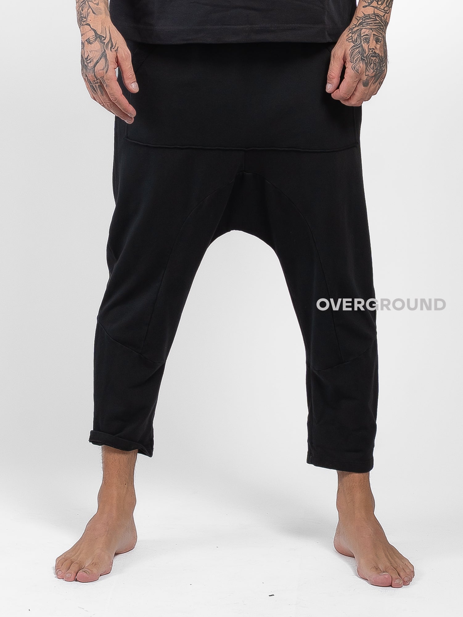 PANTALONE A CAVALLO BASSO CUCITURE E TASCHE FRONTALI Z