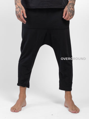 PANTALONE A CAVALLO BASSO CUCITURE E TASCHE FRONTALI Z