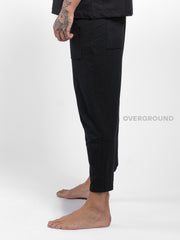 PANTALONE A CAVALLO BASSO CUCITURE E TASCHE FRONTALI Z