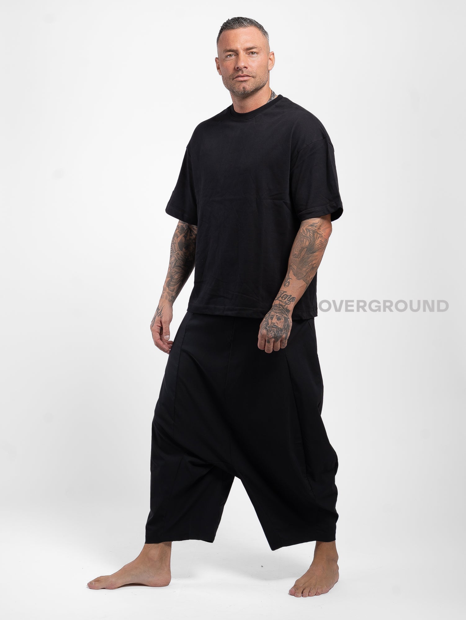 PANTALONE OVER CAVALLO BASSO GAMBULE LARGO z