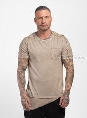 T-SHIRT CON TASCHINO LATERALE