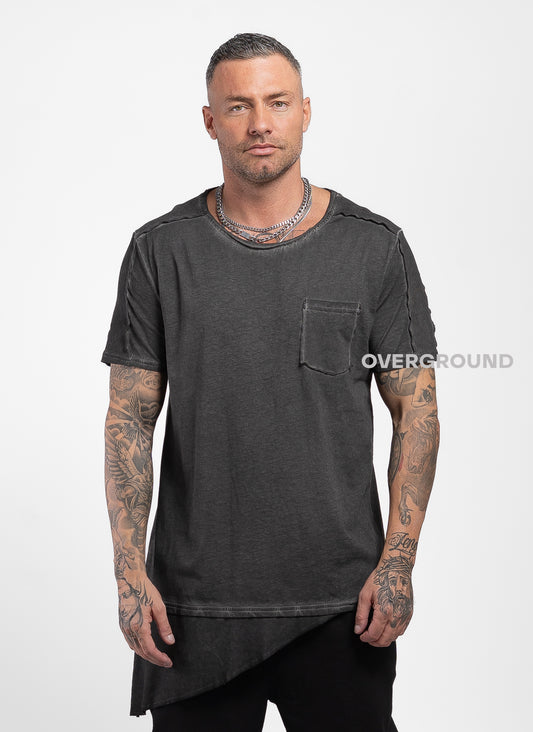T-SHIRT CON TASCHINO LATERALE
