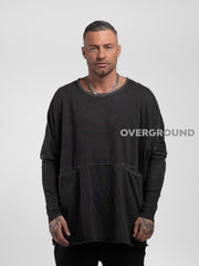 FELPA OVER CON TASCHE DAVANTI