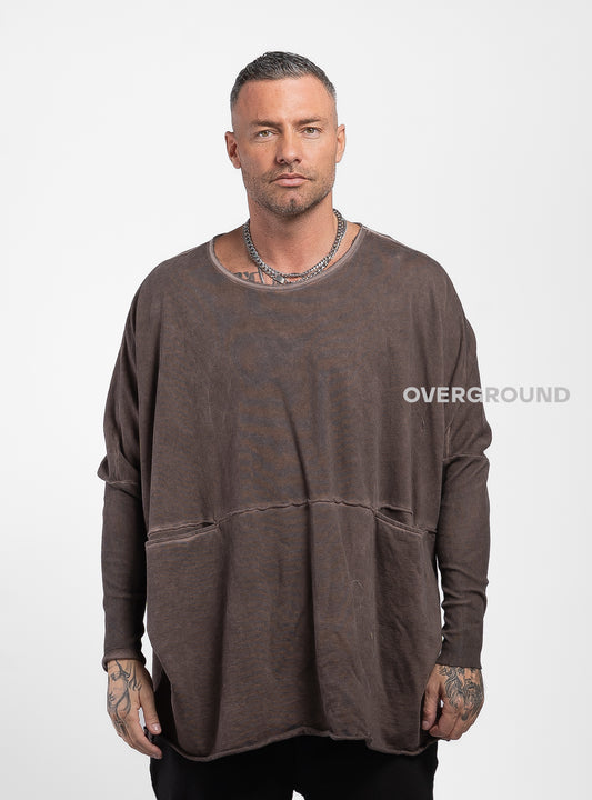 FELPA OVER CON TASCHE DAVANTI - OVERGROUND STORE 