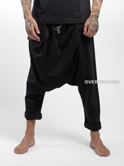 PANTALONE CAVALLO BASSO CON CERNIERA E GANCIO Z