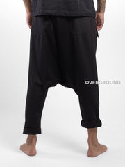 PANTALONE CAVALLO BASSO CON CERNIERA E GANCIO Z