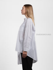 CAMICIA ASIMMETRICA CON SPACCO DAVANTI - OVERGROUND STORE 