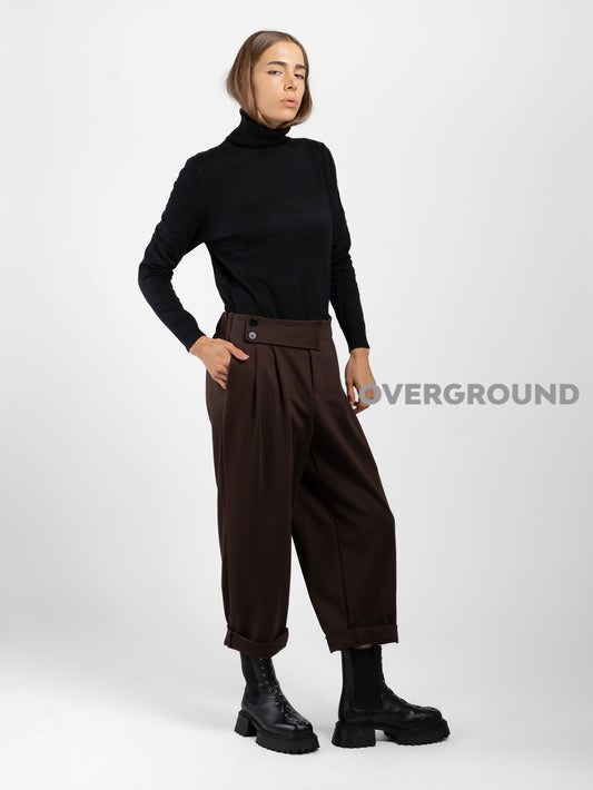Pantalone gambule largo con cinturino - OVERGROUND STORE 