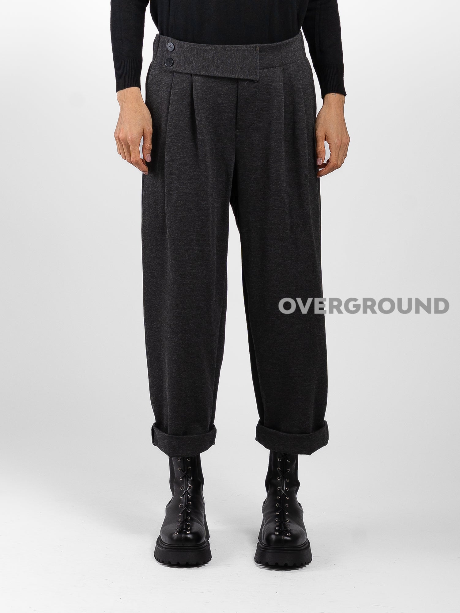 Pantalone gambule largo con cinturino