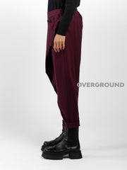 PANTALONE CON PATTINA E FIOCCO LATERALE