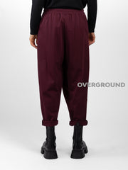 PANTALONE CON PATTINA E FIOCCO LATERALE