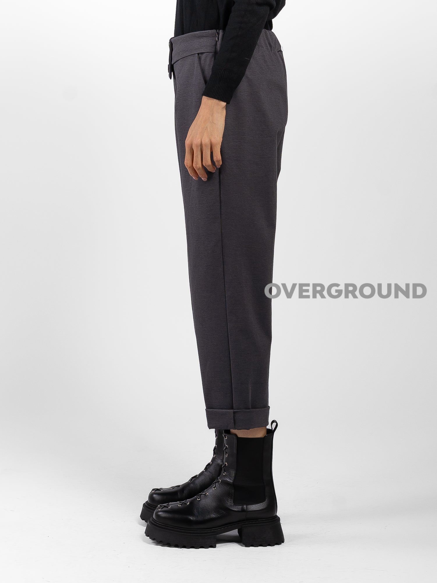 REGULAR LEG TROUSERS WITH BUTTONS 