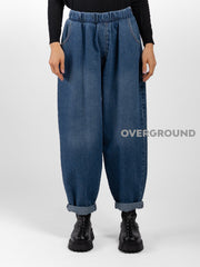 JEANS SUPER OVER GAMBULE LARGO