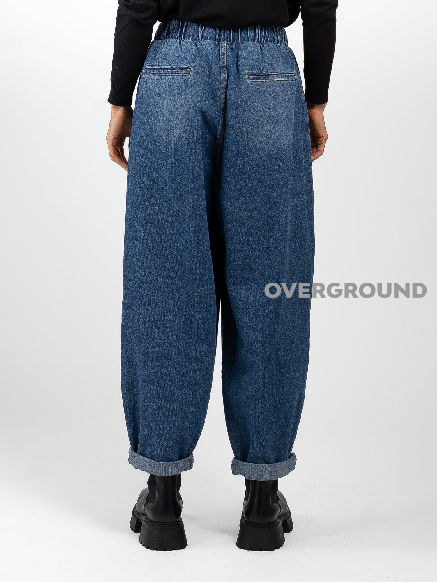 JEANS SUPER OVER GAMBULE LARGO