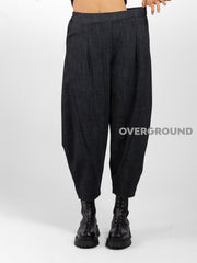 OVERSIZED TROUSERS WITH VISCOSE STITCHING