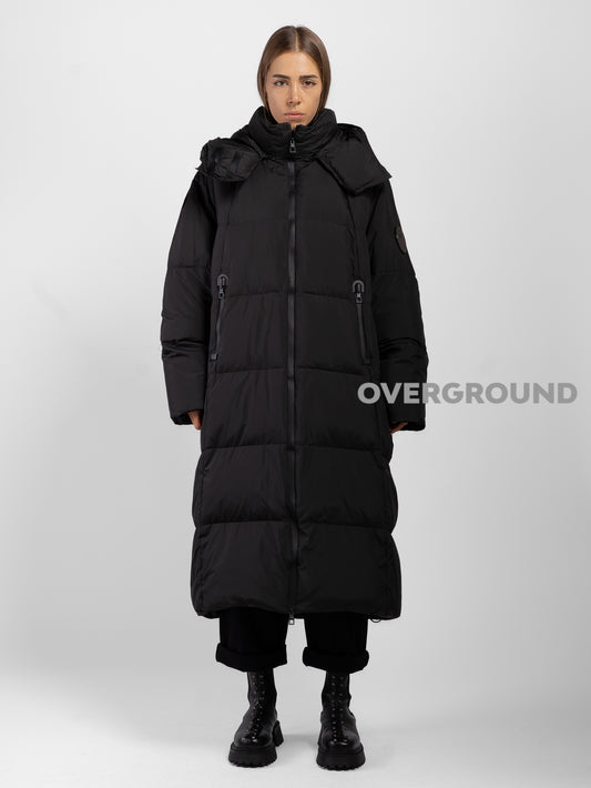 PIUMINO OVER CON TASCHE CON CERNIERA