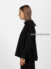 BLUSA CORTA CON COLLO A BARCA