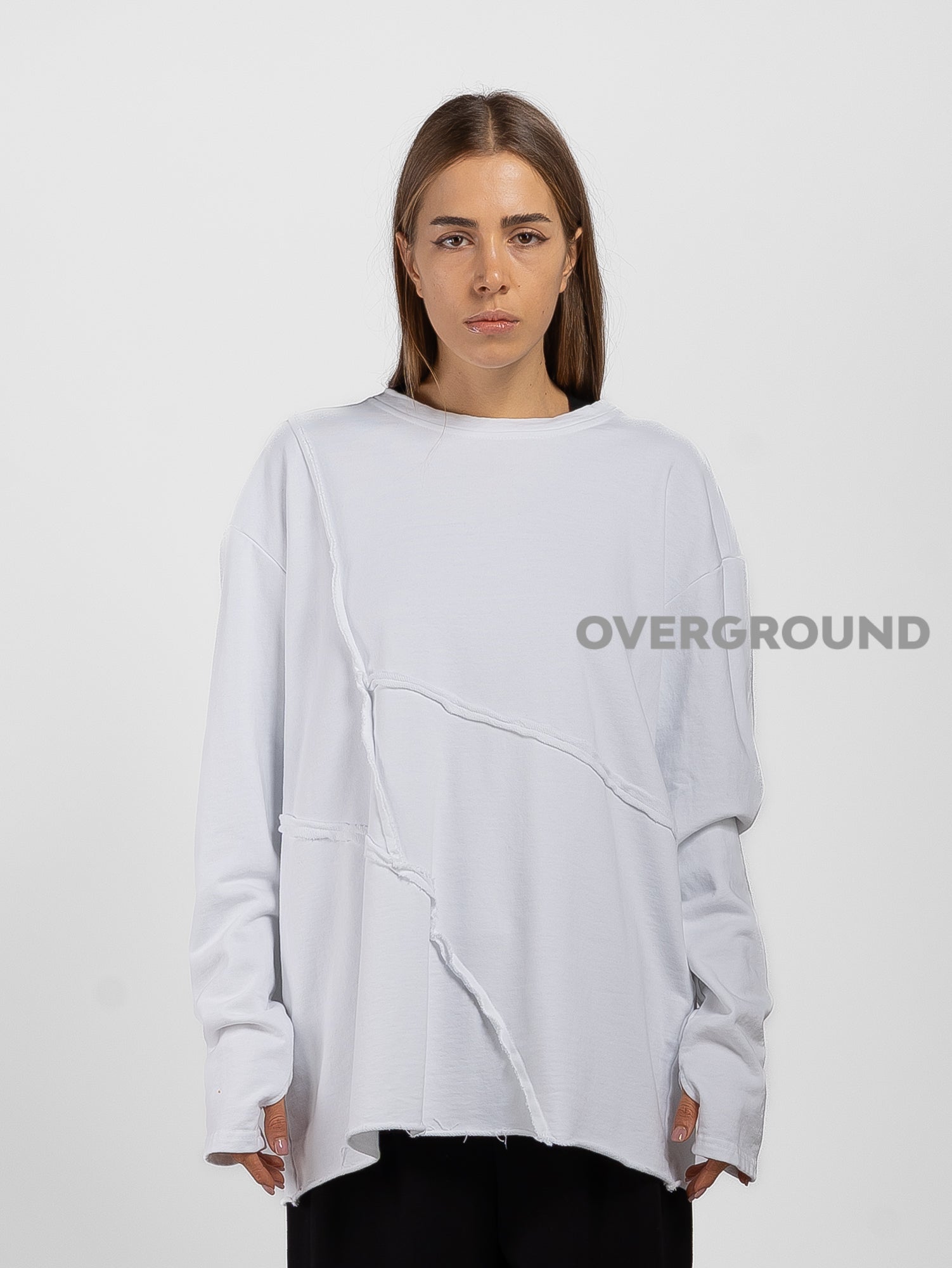 MAGLIA OVER CON CUCITURE