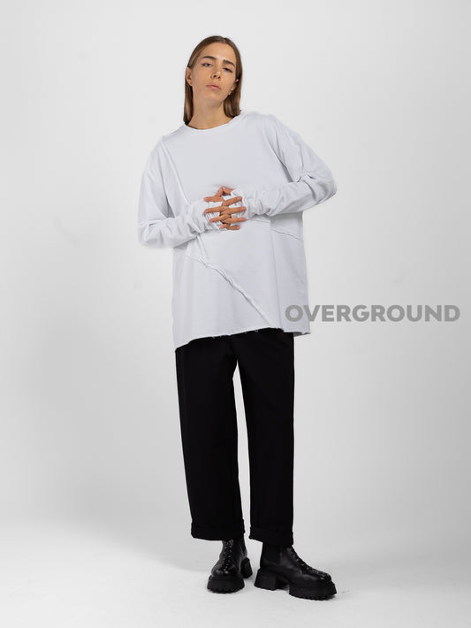 OVERSIZED SWEATER WITH SEAMS