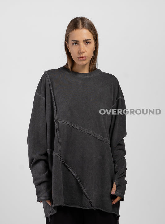 MAGLIA OVER CON CUCITURE