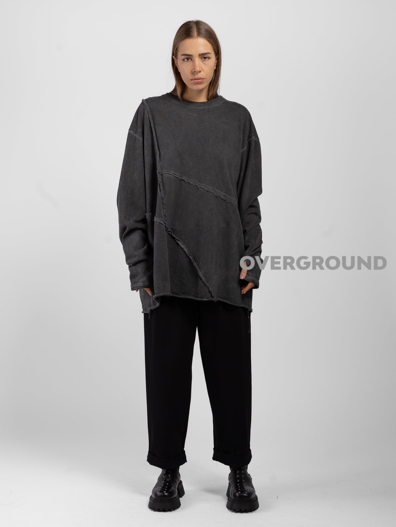 MAGLIA OVER CON CUCITURE