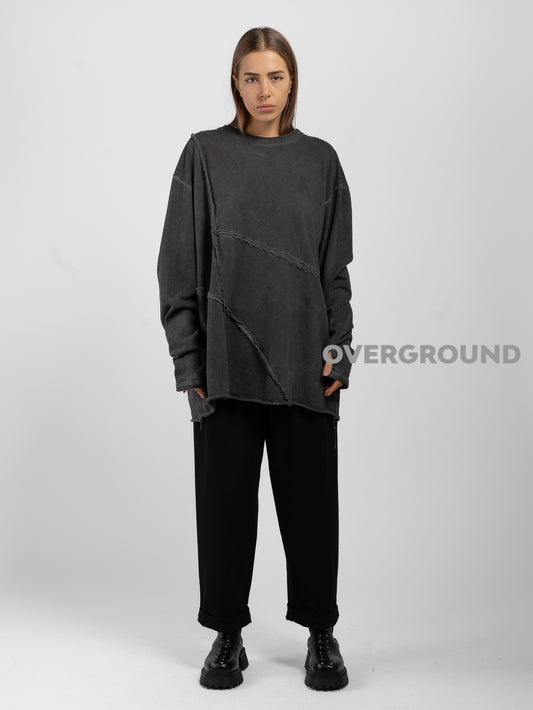 MAGLIA OVER CON CUCITURE