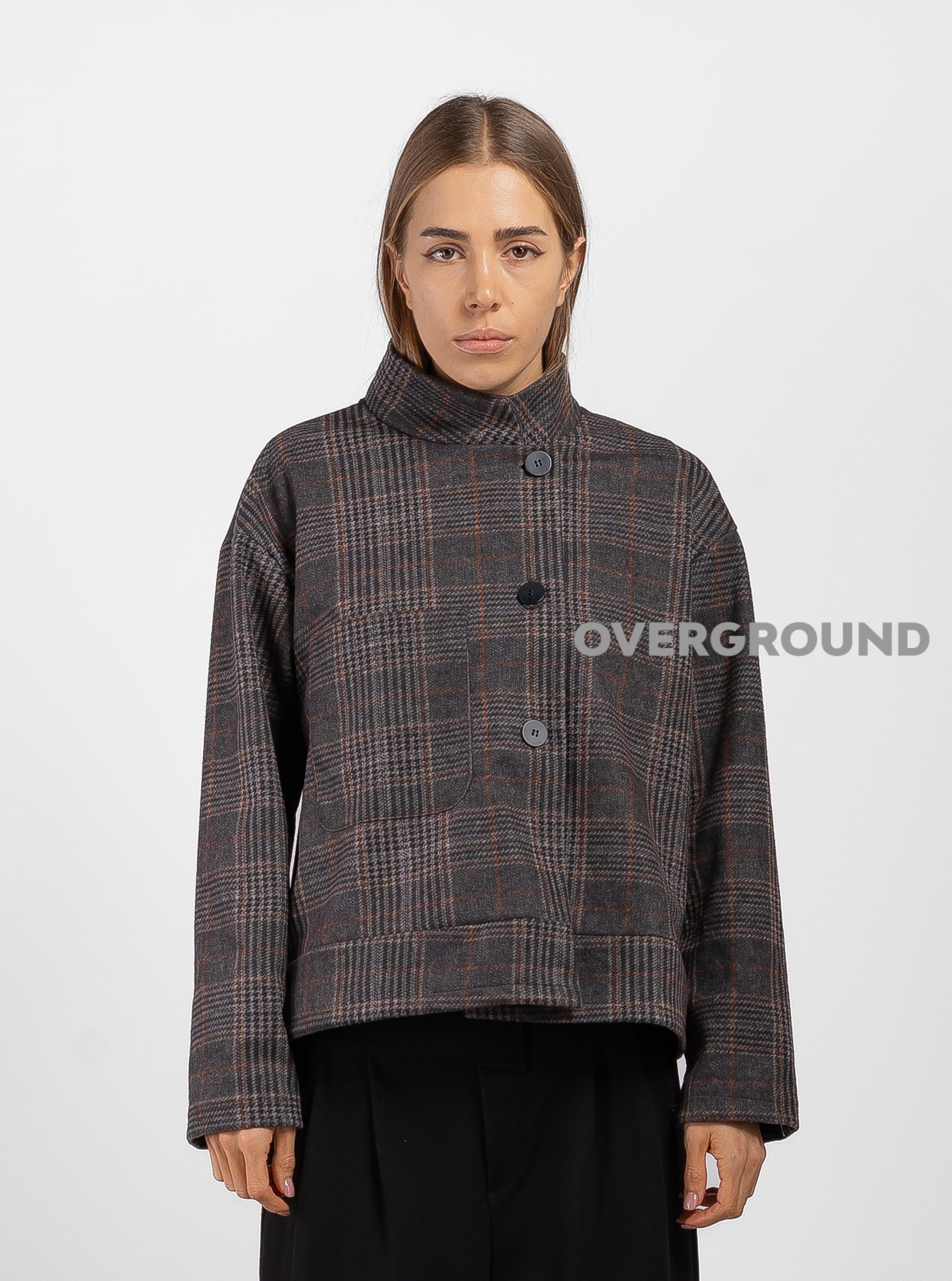 Giacca corta in fantasia