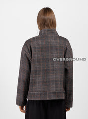 Giacca corta in fantasia