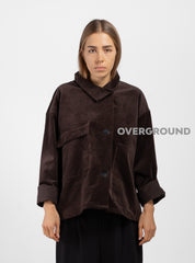 giacca corta in velluto