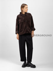 giacca corta in velluto