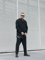 GIACCA CON ABBOTTONATURA TRASVERSALE TESS. LAVORATO - OVERGROUND STORE 