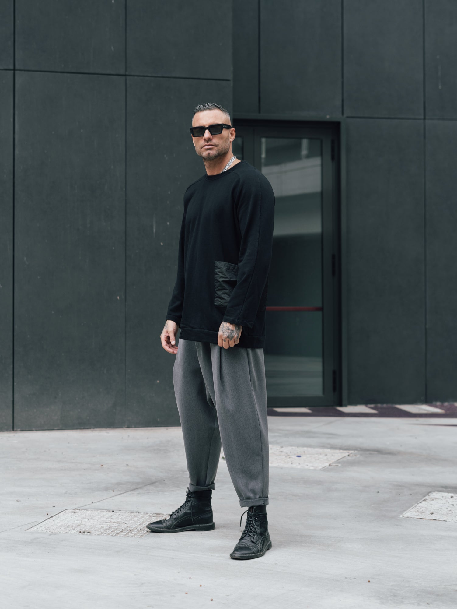 MAGLIA OVER CON SPACCO LATERALE - OVERGROUND STORE 