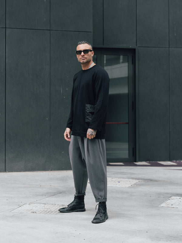 MAGLIA OVER CON SPACCO LATERALE - OVERGROUND STORE 